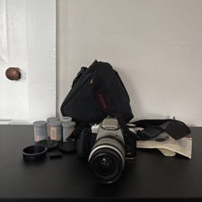 Vintage Pentax ZX-30 Film Camera With Quantaray 28-80 Zoom Lens Manual Works