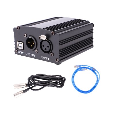  48 V USB -Phantom -Stromversorgung Mikrofon Kondensatormikrofon Netzteil