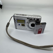 Sony Cybershot DSC-W80 7.2 MP Digital Camera  Battery NO CHARGER Tested WORKS