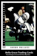 1993 Score Aaron Wallace #342 Los Angeles Raiders