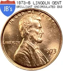 1973-S Lincoln Memorial Cent — photo from another recent sale
