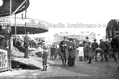 mqq-22 Karussells, Rumpfmesse, Yorkshire 1904. Foto
