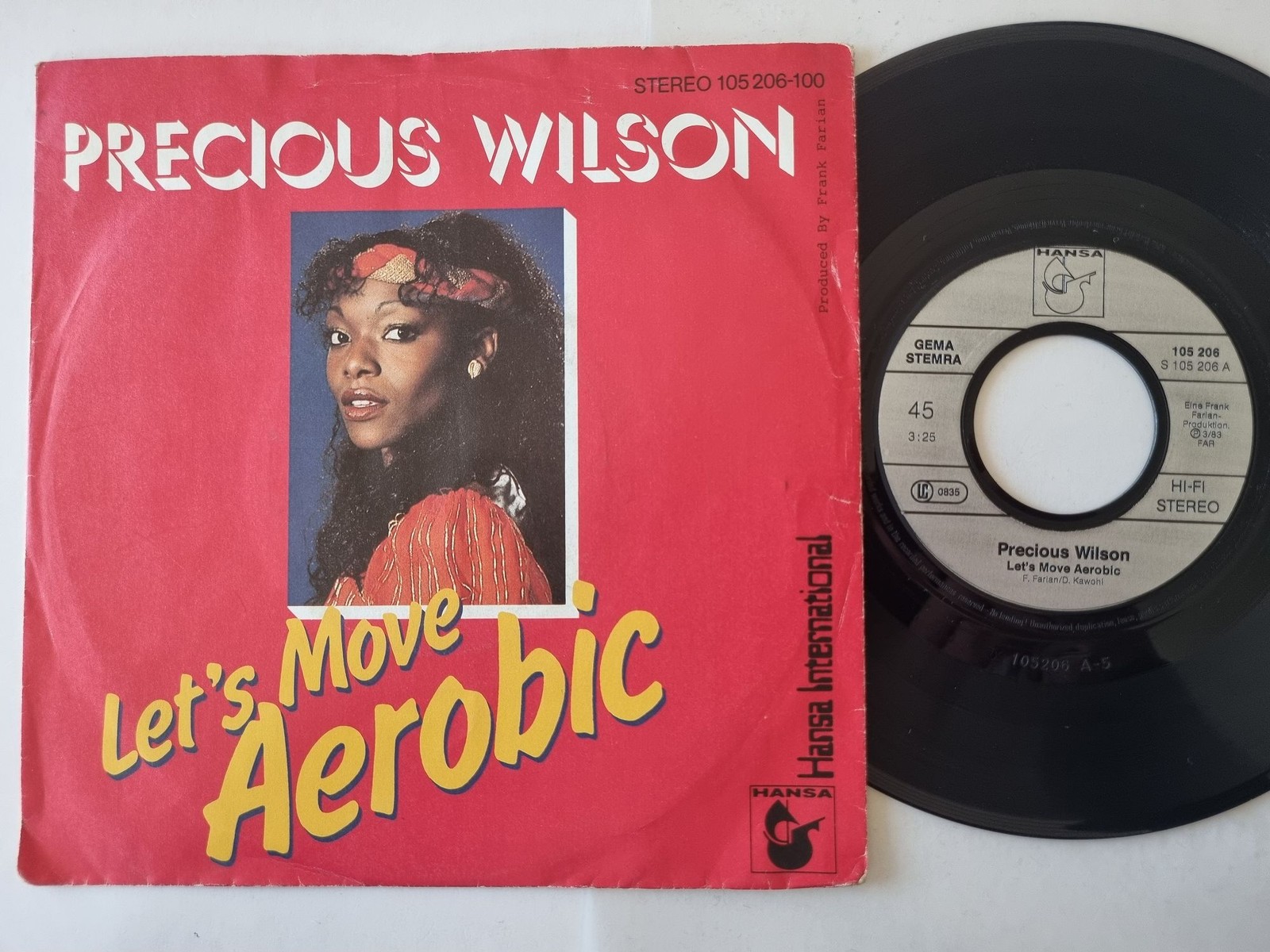 Precious Wilson - Let's Move Aerobic 7'' Vinyl Germany