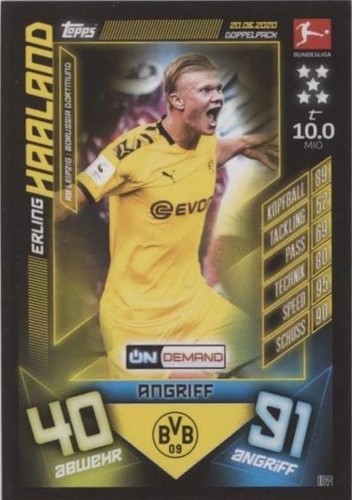 Erling Haaland - Match Attax - The Zen Ultimate Celebration- PSA 9