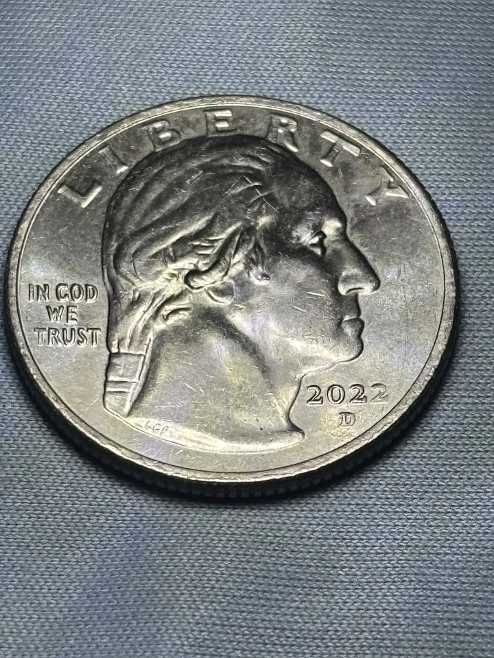 2022 D Wilma Mankiller Quarter Die Break Obverse Rim Error 25C - Image 2 of 4