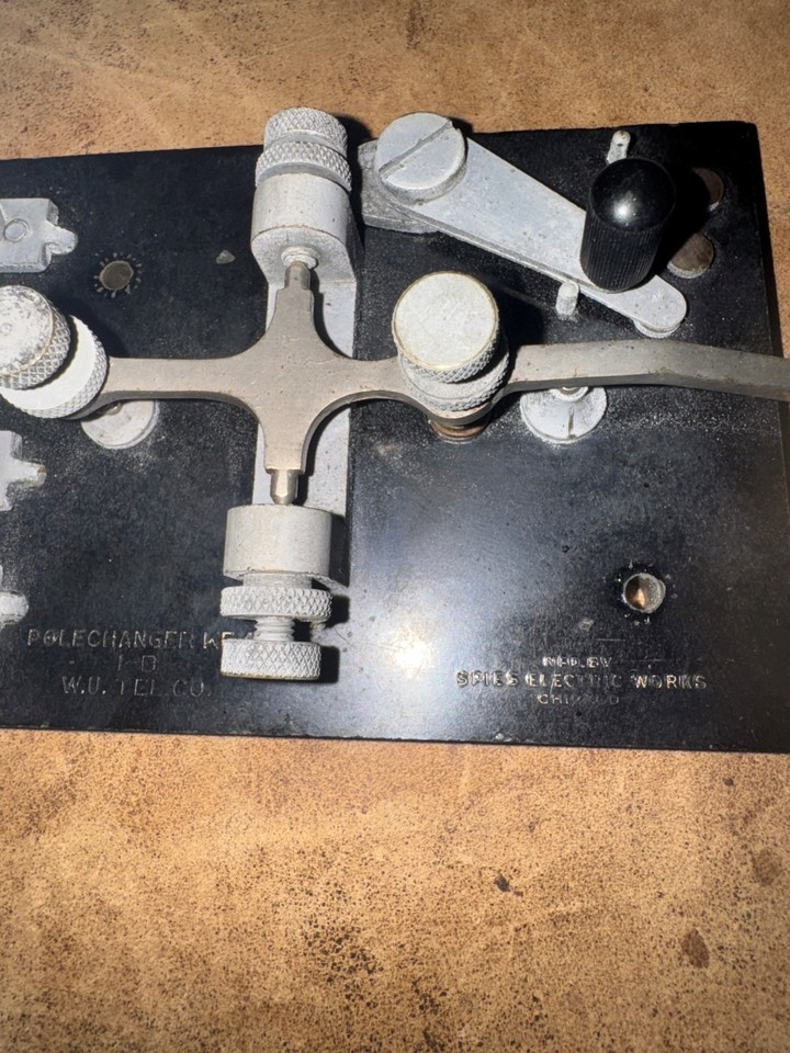 Clé Télégraphe Morse Vintage E.F. Johnson - Radio Amateur / Militaire - Pour Pièces