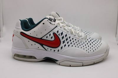 Nike Air Cage Advantage Tennis White Sneakers 2013 Release 599360-163 Size 7.5