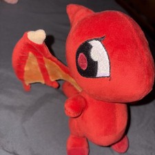 Neopets Shoyru Red Dragon 7" Plush Stuffed Animal 2003 VTG