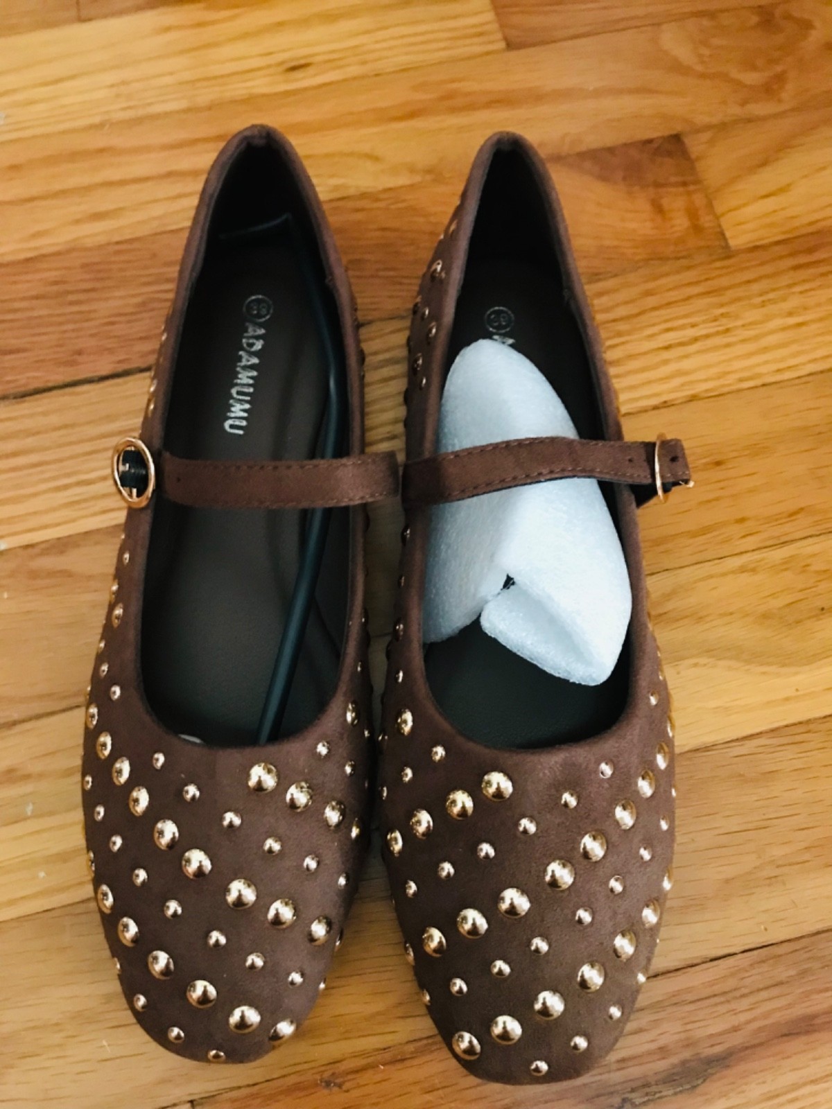rhinestone ballerina shoes womens 8.5