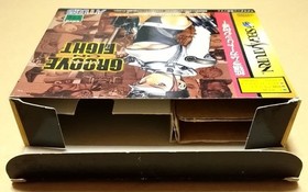 Sega Saturn Ss With Outer Box Groove On Fight Ram