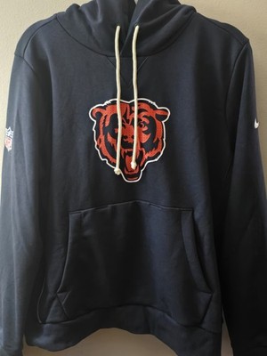 Nike Chicago Bears Standard Issue Initial Home Dri-FIT Hoodie Men's L NWT NFL