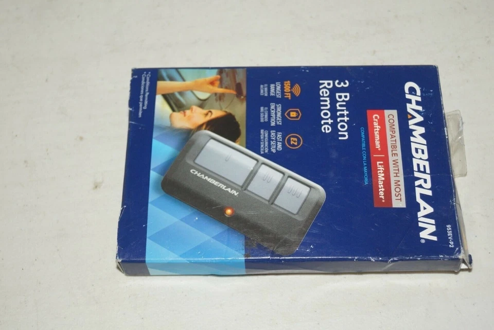 *NUEVO* Chamberlain Visera de 3 Botones Control Remoto con Tecnología MyQ 953EV-P2 Foto 3 de 4
