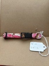 Collier pour chien camouflage rose fait main - Taille X-small