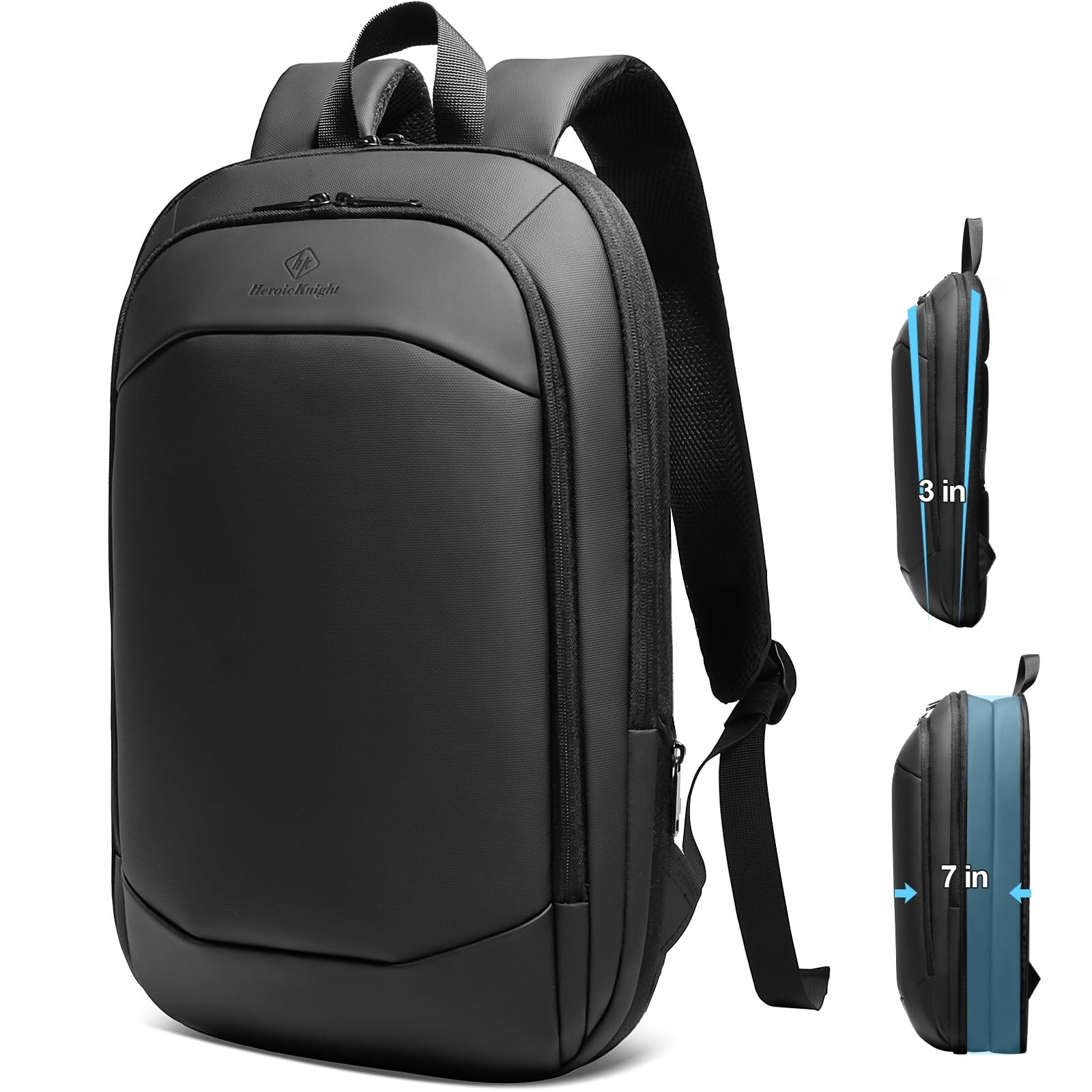 Slim Laptop Backpack, Lightweight Expandable High-Tech Busin