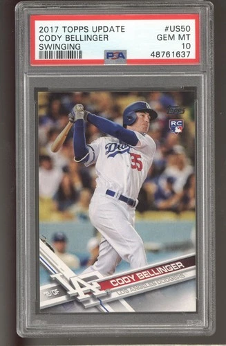 2017 Topps Update #US50 Cody Bellinger PSA 10 ROOKIE RC