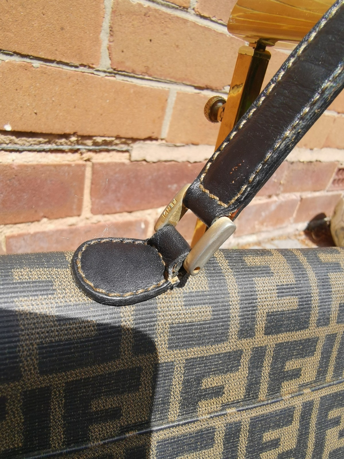 Authentic Fendi Zucca Pattern Shoulder Handbag - Great Condition image 10