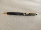 Vintage Waterman Paris Expert II Ballpoint Pen, Gloss Black Resin With Gold Trim