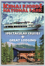 Postcard Kenai Fjords National Park Alaska Holgate Glacier Explorer Cruise