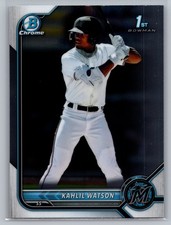 2022 Bowman #BCP-3 Kahlil Watson Chrome Prospects
