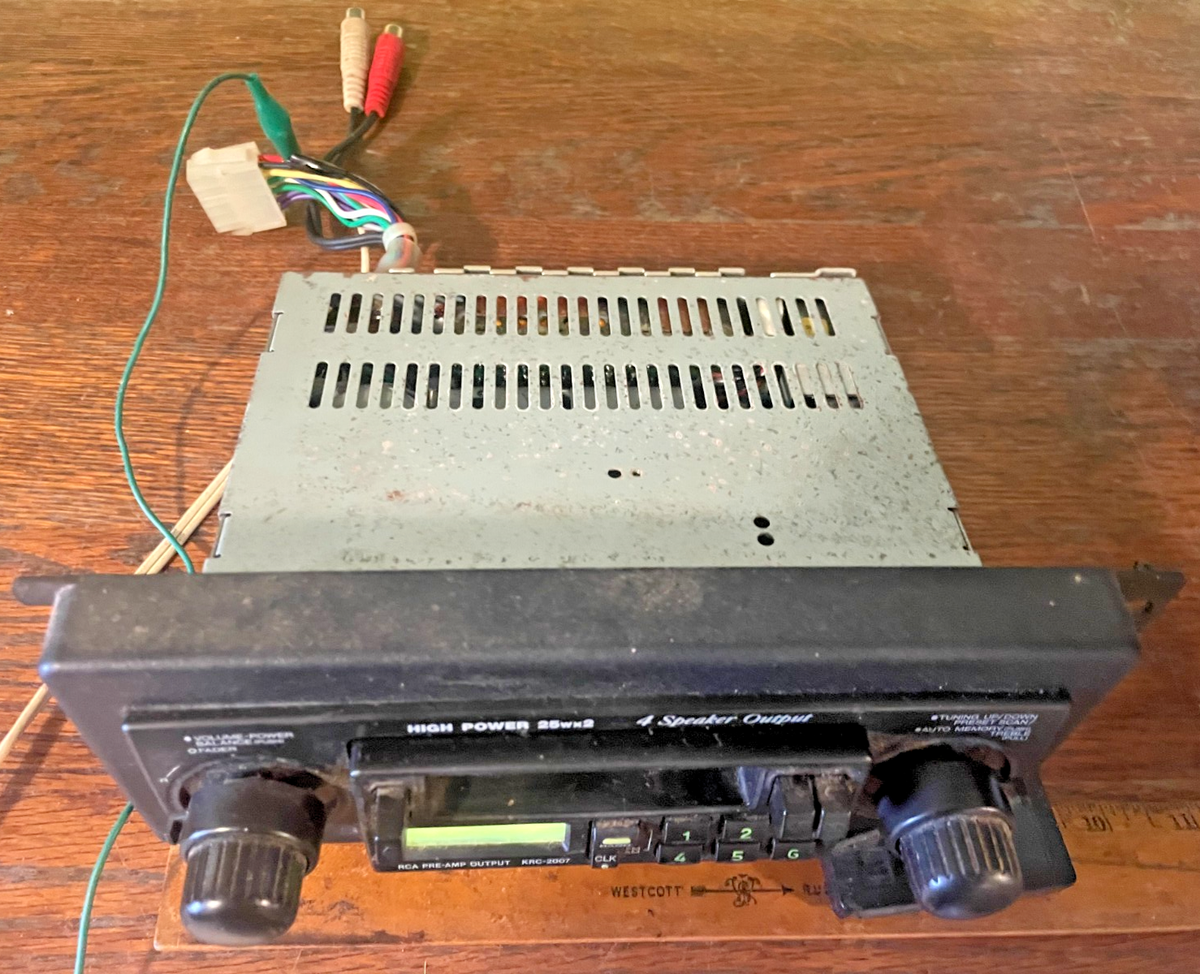 Vintage Kenwood KRC-2007 Indash AM/FM Cassette Receiver | eBay