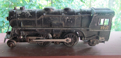 Vintage O-scale Marx Unassigned 2-4-2 Steam Locomotive