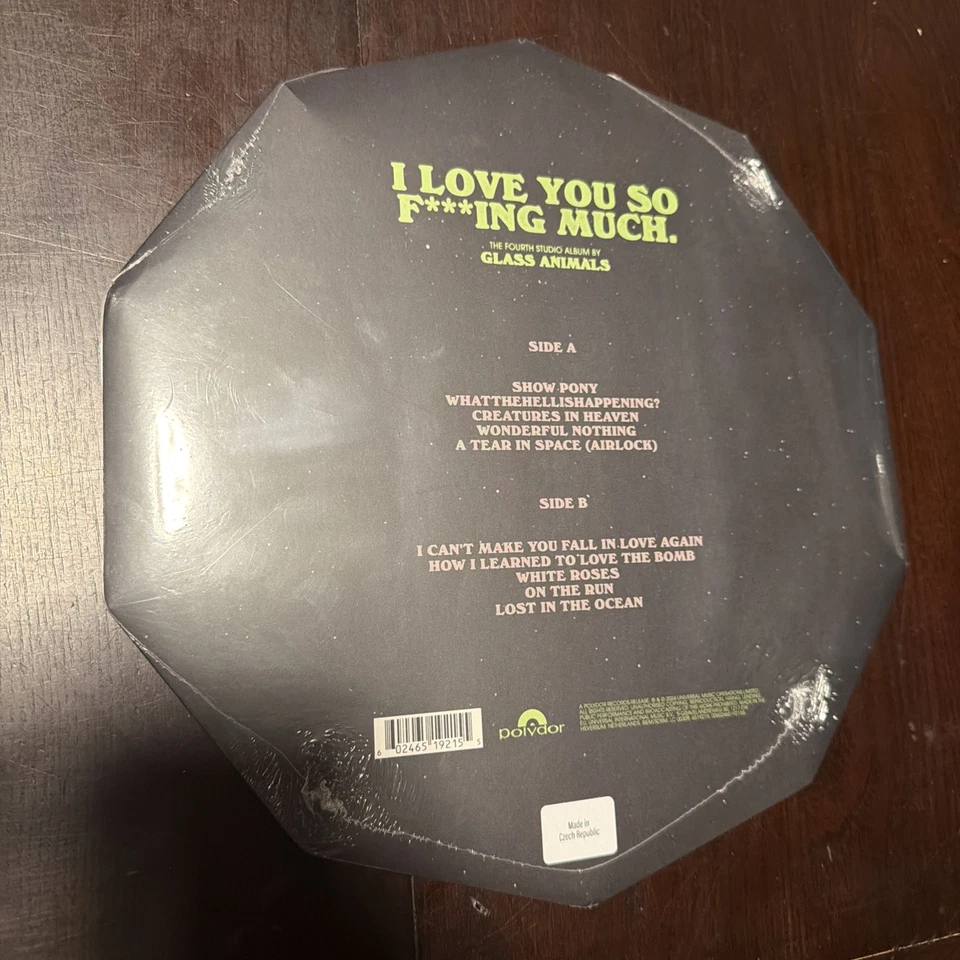 Glass Animals I Love You So F***king Much ILYSFM Decagon Vinyl LP
