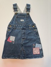 Osh Kosh Vintage Girls Patchwork Skirtall 4T