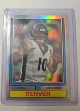 2024 Topps Chrome - 1974 Topps Football Bo Nix Rookie #74TF-4 Refractor (RC)