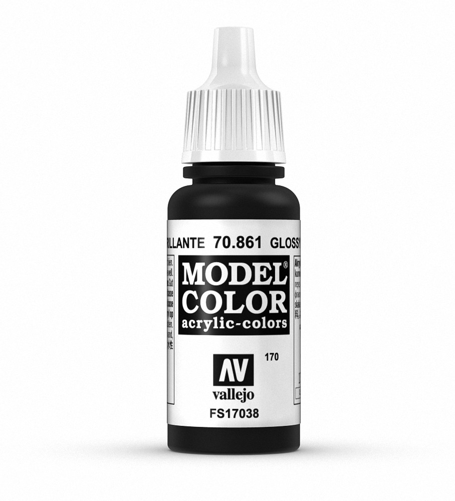Vallejo Model Color - Gloss Black - Image 3