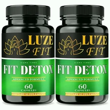 (2 Pack) Luze Fit Detox Pills, LuzeFit Fit Detox Formula for Natural Weight Loss