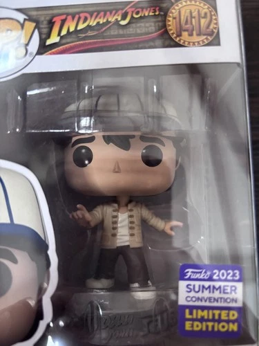 Funko Pop! Indiana Jones Short Round 1412 Convention Exclusive New W/ Protector