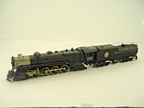 US Dampflok Great Northern 2554  - Messingmodel Tenshodo  HO  - #1787  #E gebr | Condition: Als Ersatzteil / defekt
