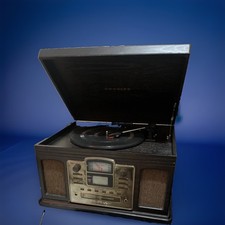 Crosley CR2405C-ES Record Player Radio Stereo CD Recorder Turntable Casette