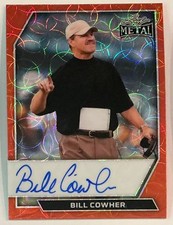 2026 Leaf Metal Bill Cowher Auto Autograph Scope Orange On Card #d 5/6