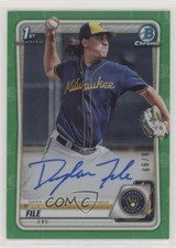 2020 Bowman Chrome Prospect Green Refractor /99 Dylan File #CPA-DF Auto 1u6