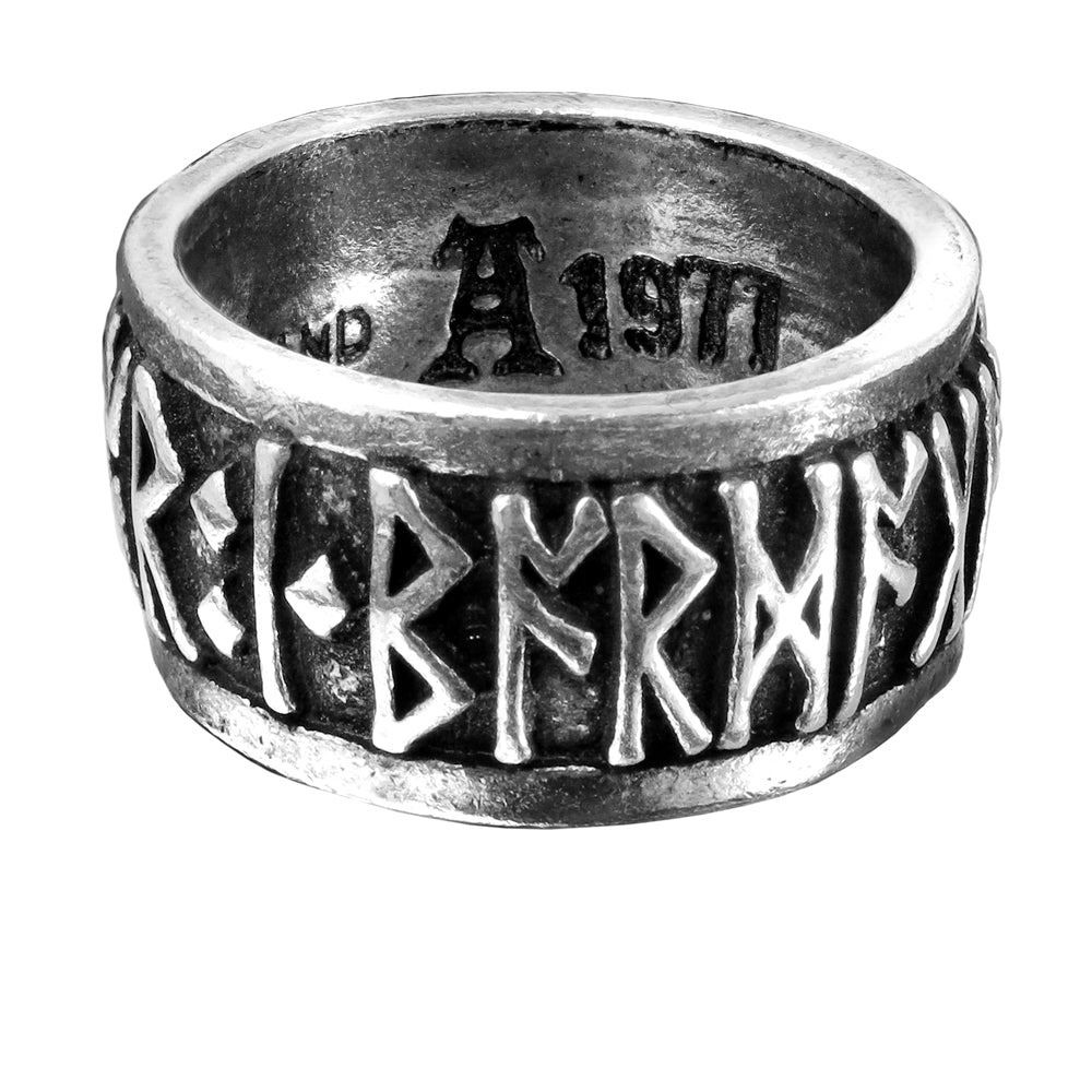 Alchemy Gothic Runeband Ring -Brand New