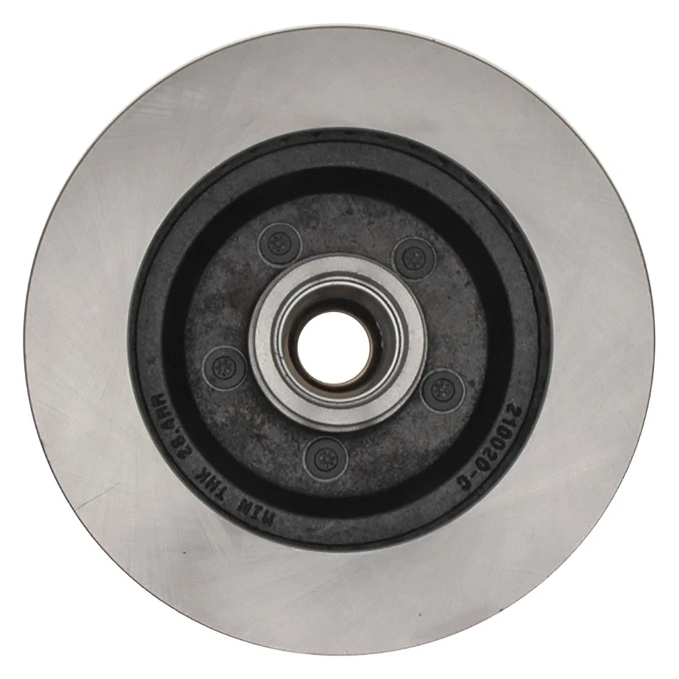 For Ford Thunderbird 70-71 Silver Vented Front Brake Rotor & Hub Assembly - Image 3 of 4