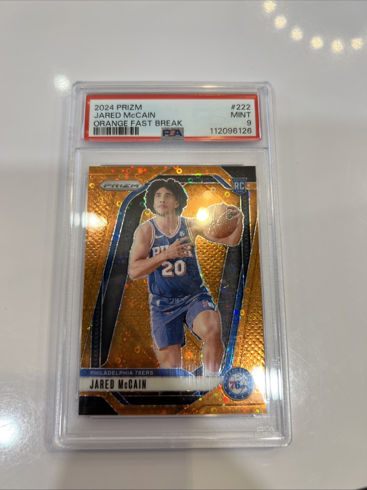 2024 prizm Jared McCain Orange 113/125