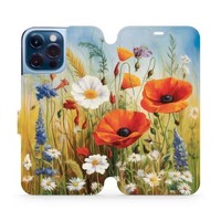 HandyhüLle Mit Klappe FüR Iphone 13 Pro Max Mobiwear Case Cover Wiesenblumen