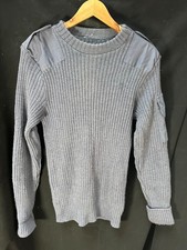 Commando Pullover Wool Jumper Warm British RAF Blue Grade 1 - 96cm / 38" Chest