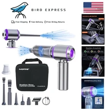 Portable 4-in-1 Cordless Car Vacuum Cleaner and Air Duster 80,000RPM
