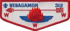 Nebagamon Lodge 312 Las Vegas Area Council NV Flap Red Bdr (AR5479)