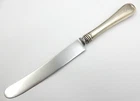 ANTIQUE GORHAM OLD FRENCH STERLING SILVER STAINLESS BLADE KNIFE WITH MONO 9-5/8"
