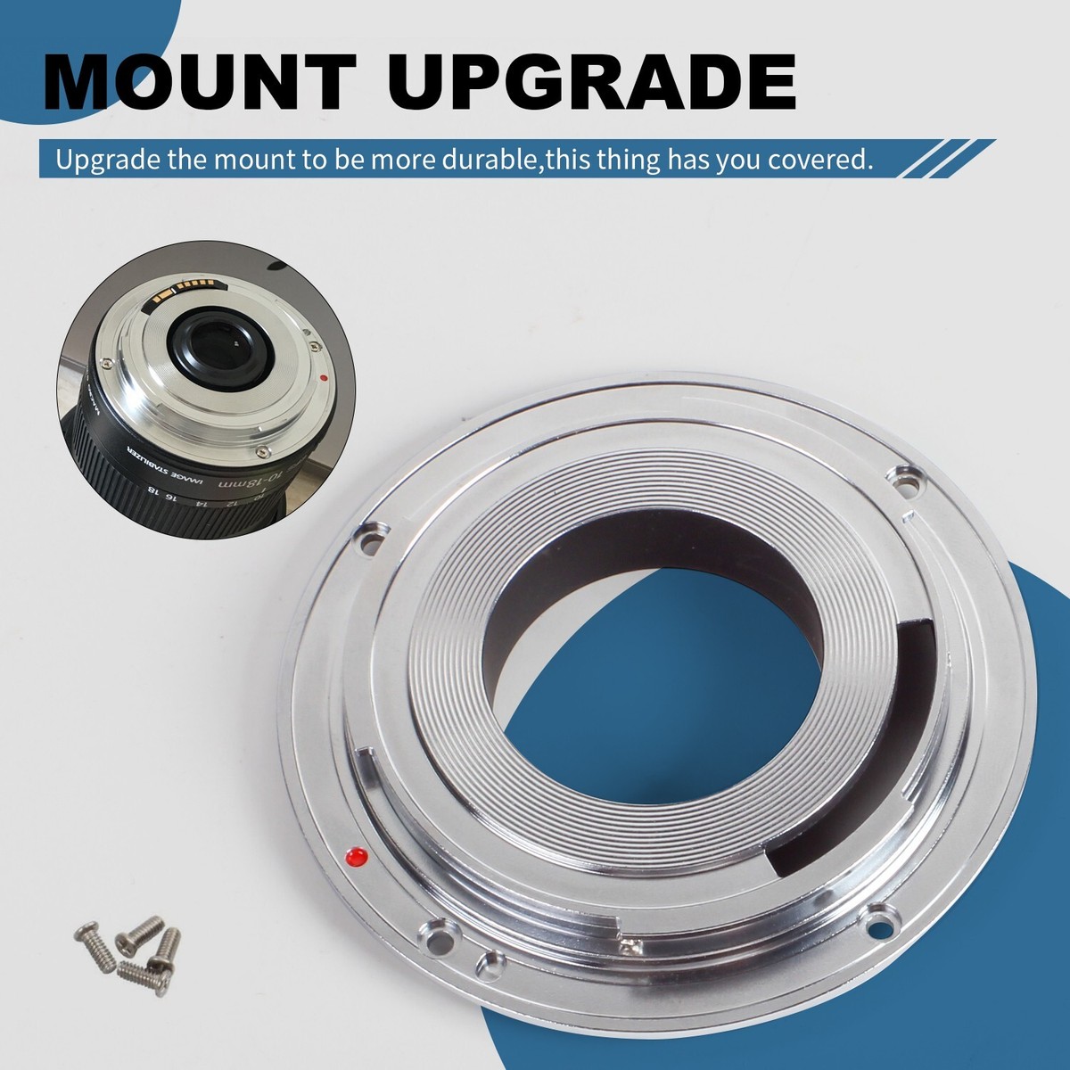 Metal Bayonet Mount EF-S To EF Repair Parts For Canon 10-18mm f