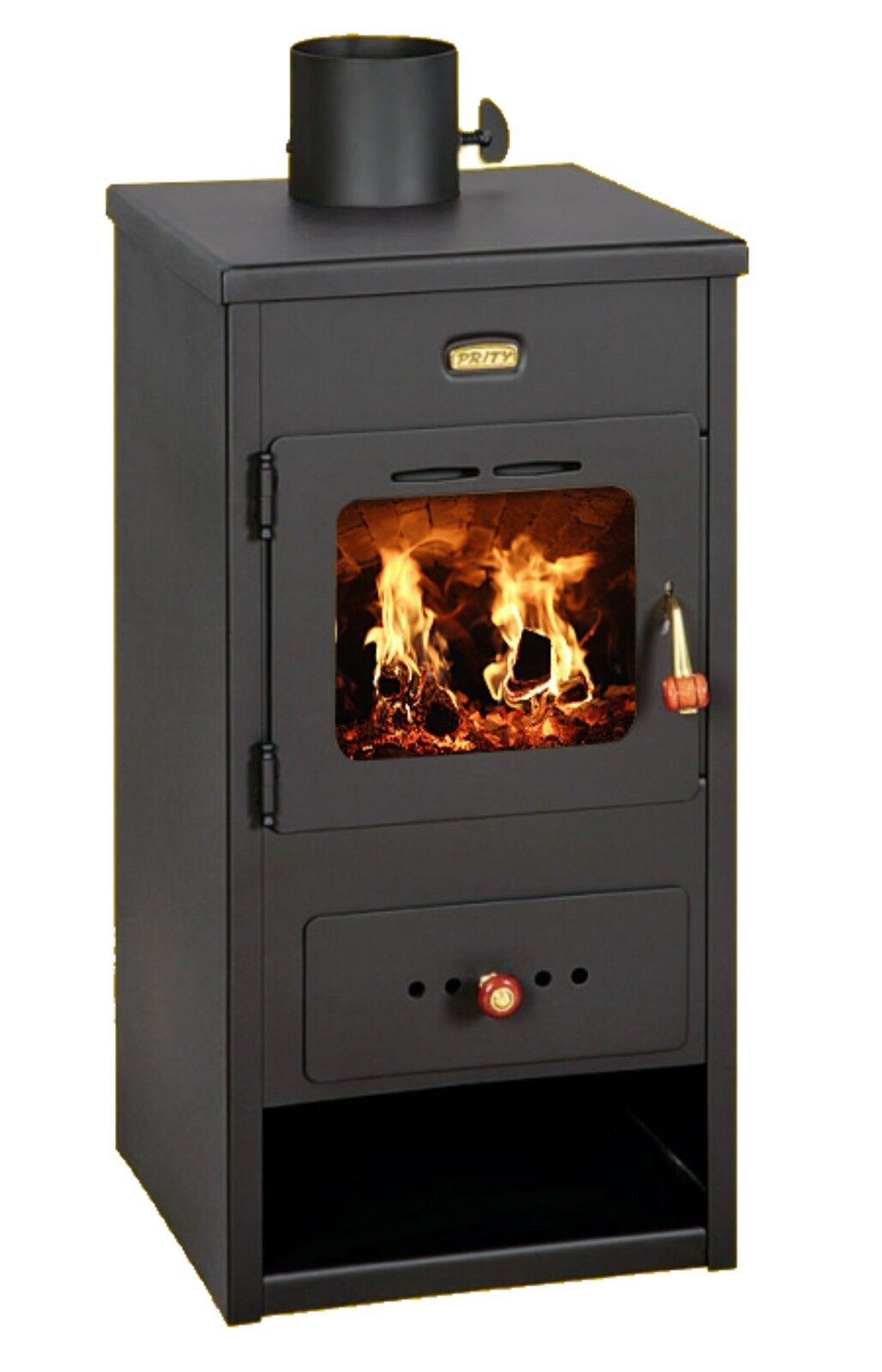 Prity K1 Optima Wood Burning Stove Solid Fuel 8kW for sale online | eBay