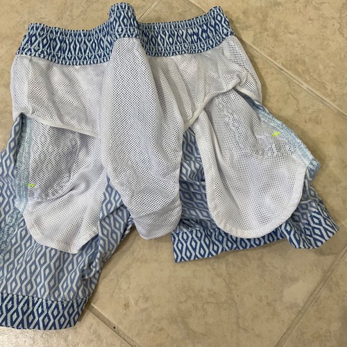 Crewcuts J Crew Kids 7 Shorts Swim Trunks Geometric mesh lining pockets EUC - Picture 8 of 11