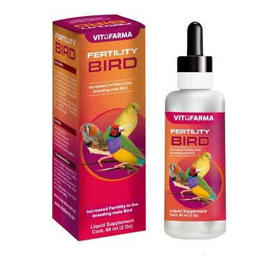 VITOFARMA SUPPLEMENT FERTILITY BIRD 60ML INCREASED BREEDING VITAMIN PARA PAJAROS