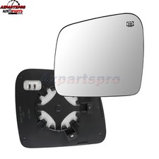 Mirror Glass For 2011-2022 Jeep Grand Cherokee Heated Flat Left w/ Backing Plate