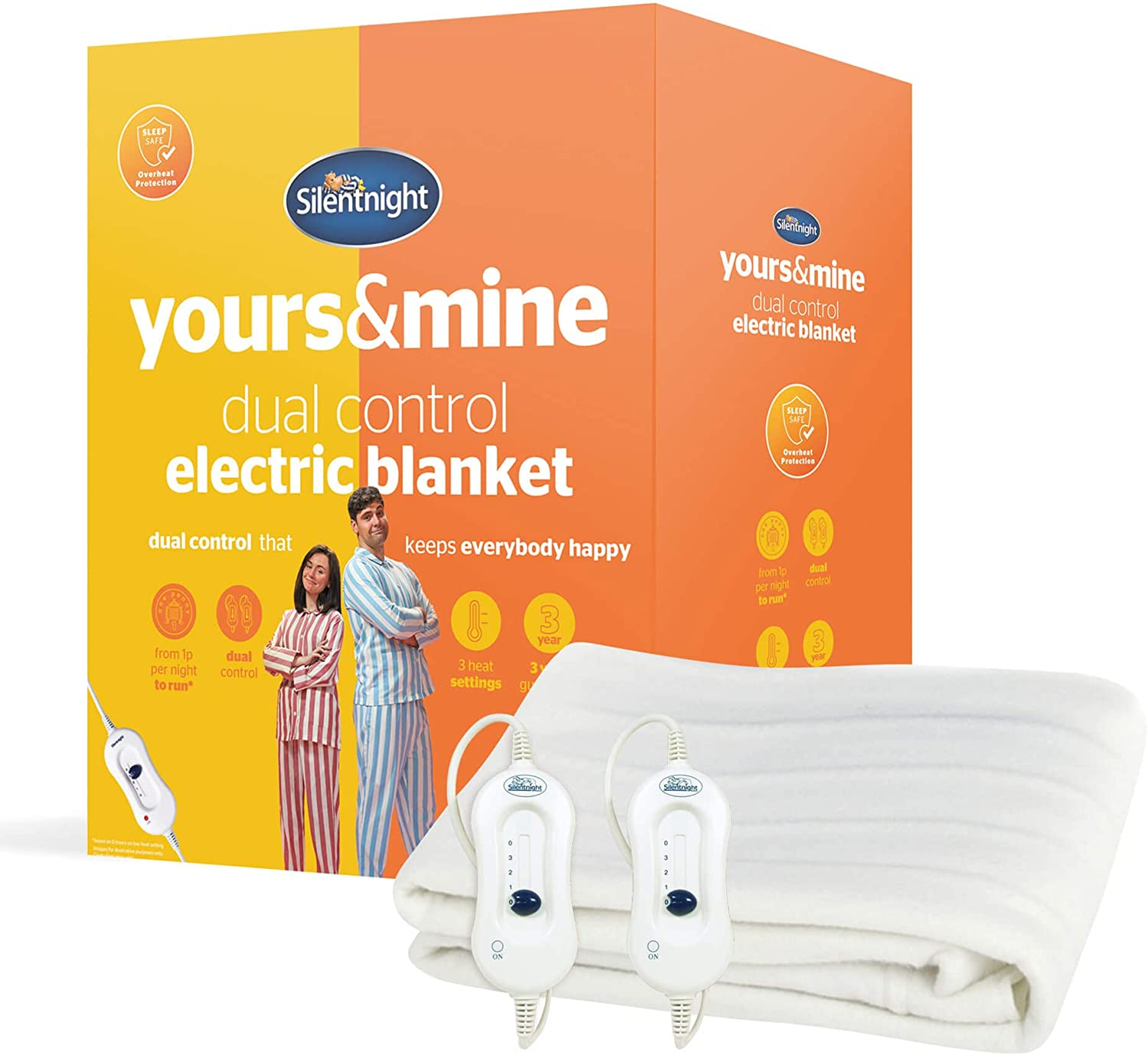 dual control king size heated blanket