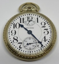 WALTHAM POCKET WATCH / VANGUARD 23 Jewels 6 Positions 1926 16s Runs